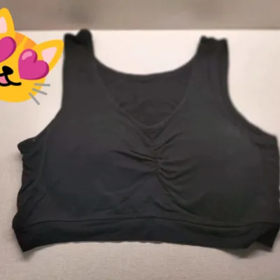 Brassière noir rembourré 42